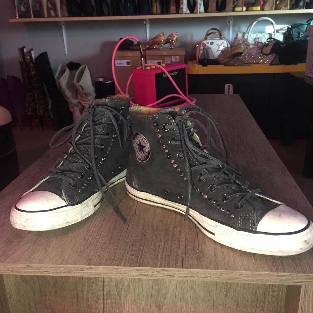 Punk Converse shoes